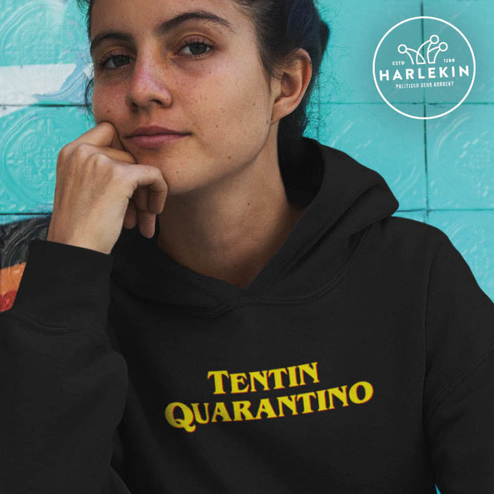 DEZENTE REBELLEN HOODIE MÄDELS • QUARANTINO-HARLEKINSHOP