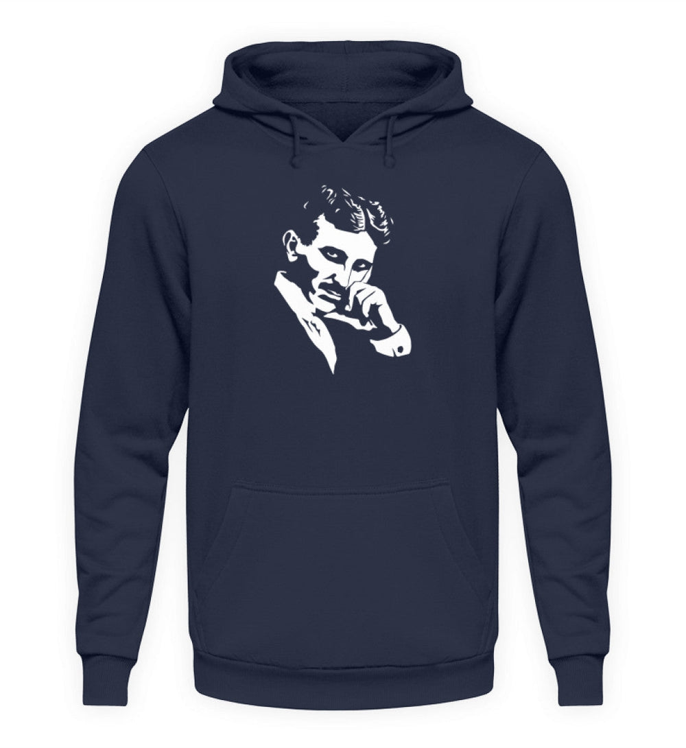 DEZENTE REBELLEN HOODIE MÄDELS • TESLA PORTRAIT-HARLEKINSHOP