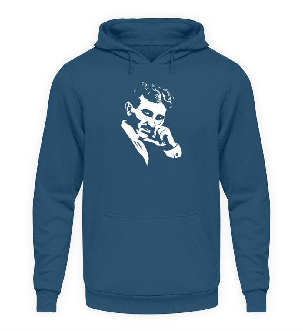 DEZENTE REBELLEN HOODIE MÄDELS • TESLA PORTRAIT-HARLEKINSHOP