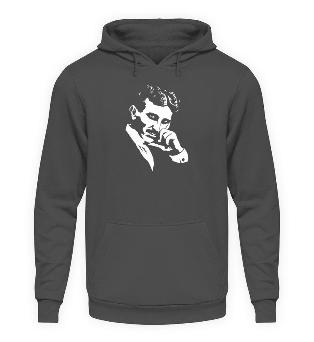 DEZENTE REBELLEN HOODIE MÄDELS • TESLA PORTRAIT-HARLEKINSHOP