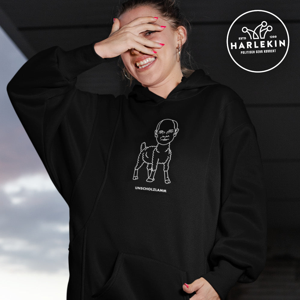 DEZENTE REBELLEN HOODIEKLEID MÄDELS • UNSCHOLZLAMM-HARLEKINSHOP