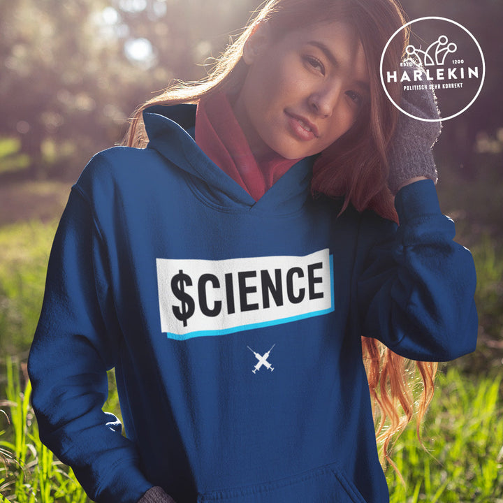 DEZENTE REBELLEN ORGANIC HOODIE MÄDELS • $CIENCE / SCIENCE-HARLEKINSHOP