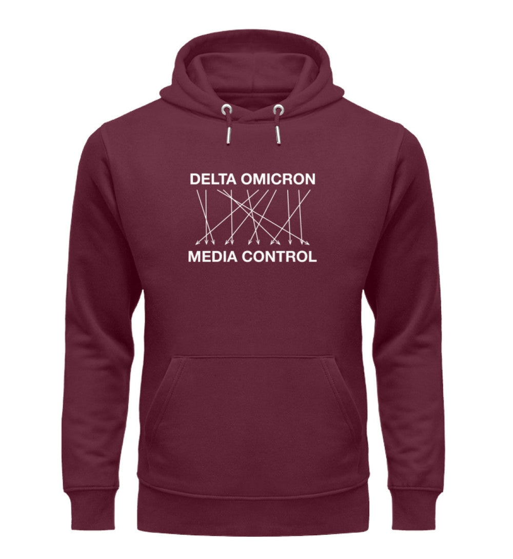 DEZENTE REBELLEN ORGANIC HOODIE MÄDELS • DELTA OMICRON-HARLEKINSHOP