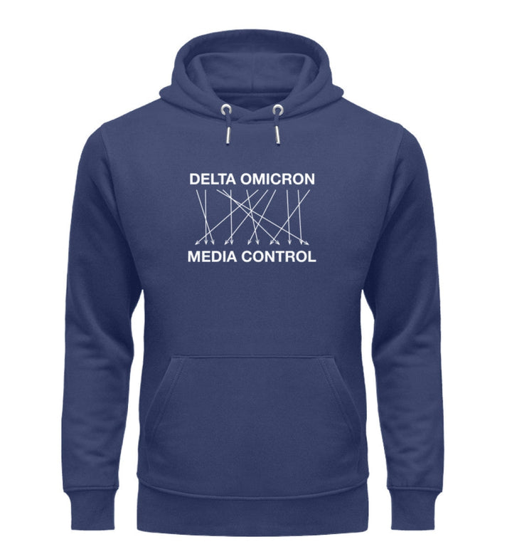 DEZENTE REBELLEN ORGANIC HOODIE MÄDELS • DELTA OMICRON-HARLEKINSHOP