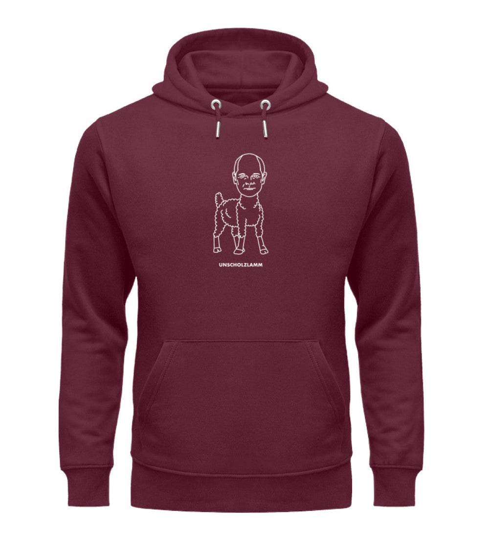 DEZENTE REBELLEN ORGANIC HOODIE MÄDELS • UNSCHOLZLAMM-HARLEKINSHOP