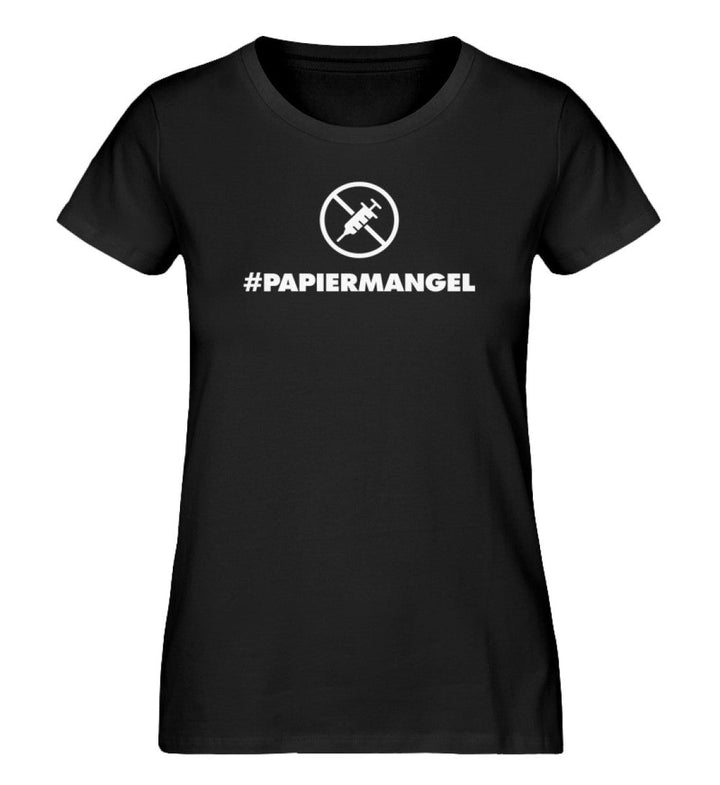 DEZENTE REBELLEN ORGANIC SHIRT MÄDELS • PAPIERMANGEL - DUNKEL-HARLEKINSHOP