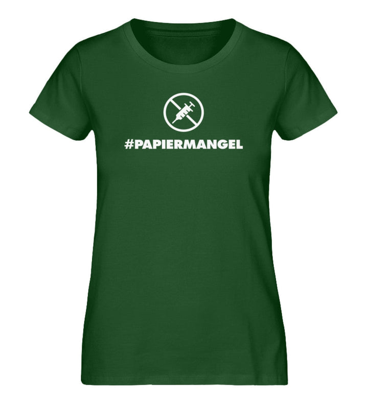 DEZENTE REBELLEN ORGANIC SHIRT MÄDELS • PAPIERMANGEL - DUNKEL-HARLEKINSHOP