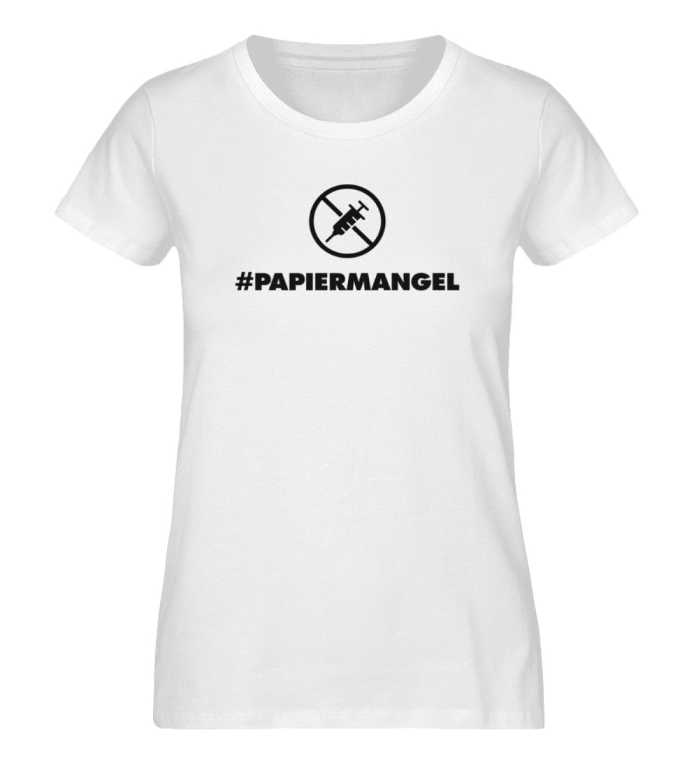 DEZENTE REBELLEN ORGANIC SHIRT MÄDELS • PAPIERMANGEL - HELL-HARLEKINSHOP