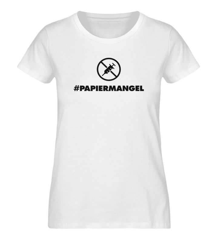 DEZENTE REBELLEN ORGANIC SHIRT MÄDELS • PAPIERMANGEL - HELL-HARLEKINSHOP