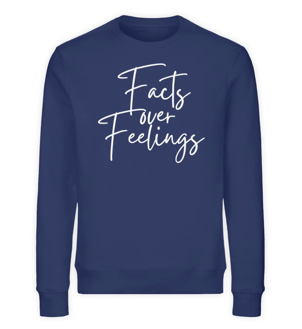 DEZENTE REBELLEN ORGANIC SWEATER MÄDELS • FACTS OVER FEELINGS-HARLEKINSHOP