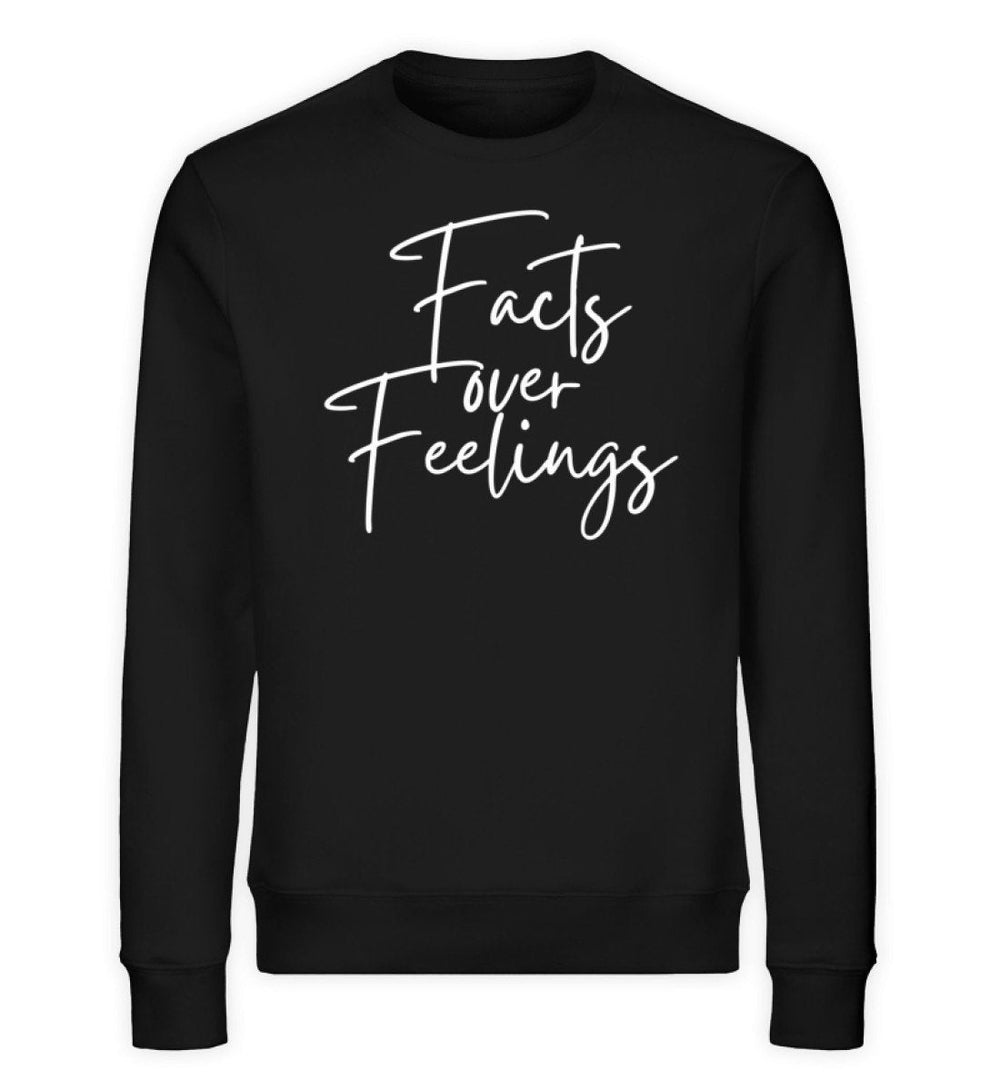 DEZENTE REBELLEN ORGANIC SWEATER MÄDELS • FACTS OVER FEELINGS-HARLEKINSHOP