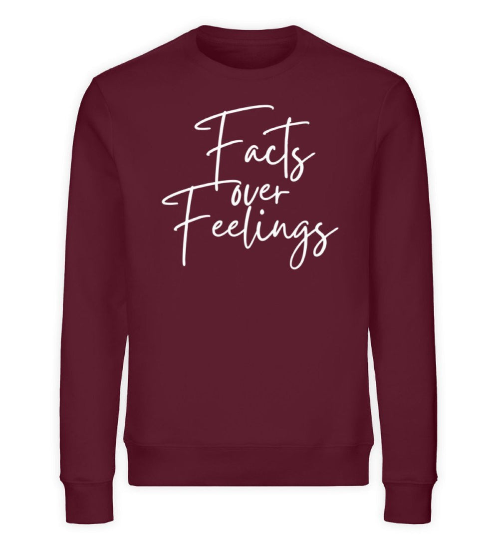 DEZENTE REBELLEN ORGANIC SWEATER MÄDELS • FACTS OVER FEELINGS-HARLEKINSHOP