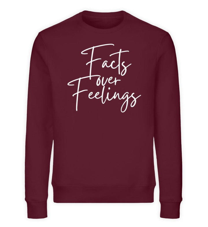 DEZENTE REBELLEN ORGANIC SWEATER MÄDELS • FACTS OVER FEELINGS-HARLEKINSHOP