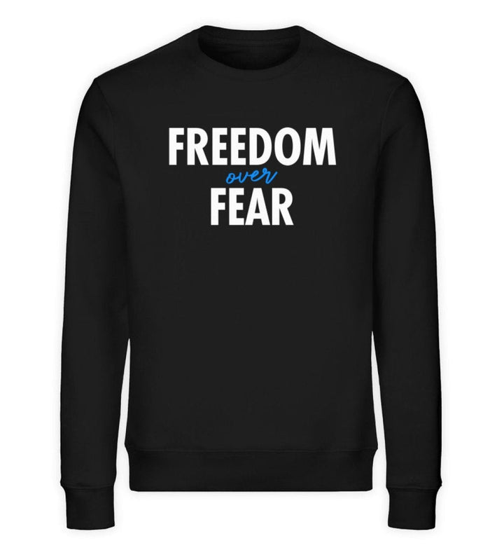 DEZENTE REBELLEN ORGANIC SWEATER MÄDELS • FREEDOM OVER FEAR-HARLEKINSHOP