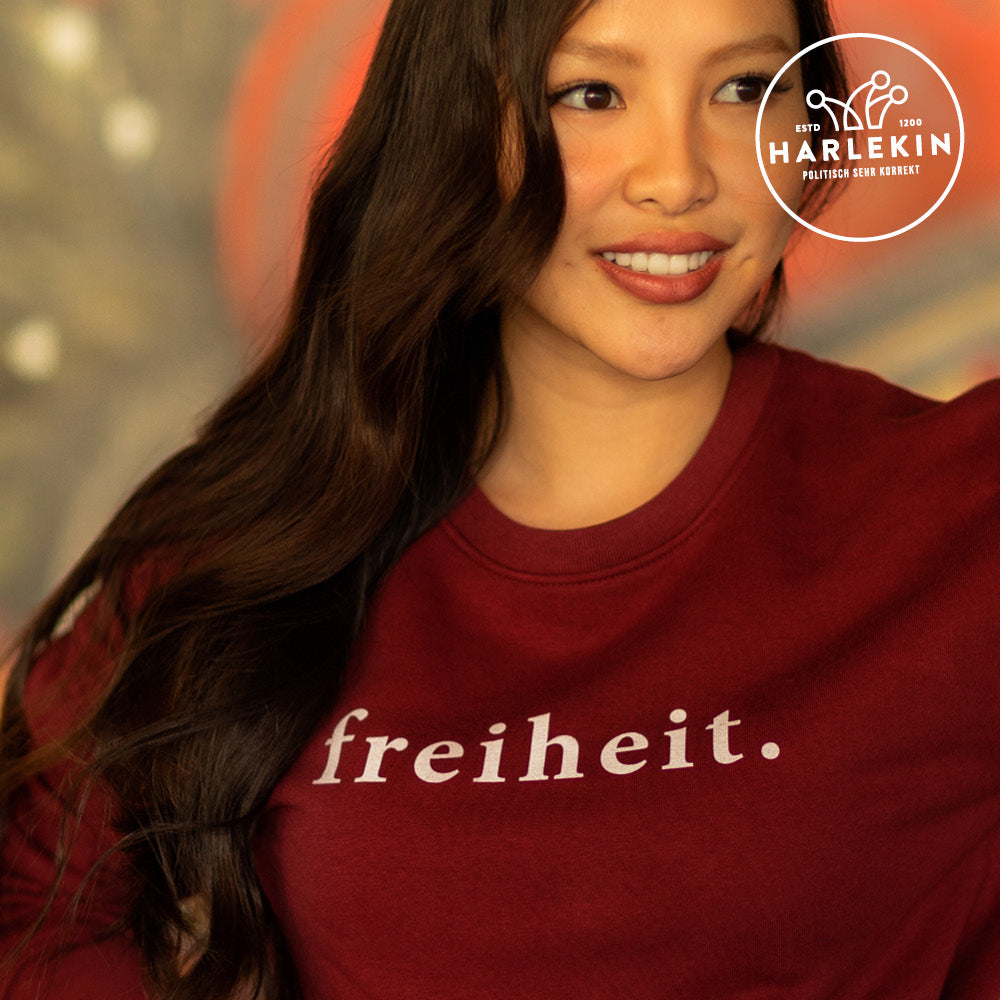 DEZENTE REBELLEN ORGANIC SWEATER MÄDELS • FREIHEIT.-HARLEKINSHOP