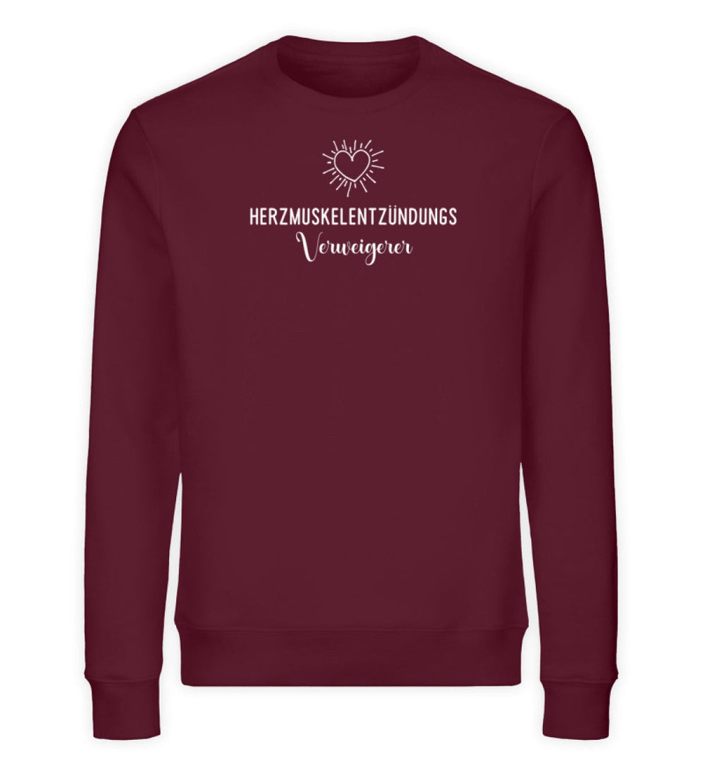DEZENTE REBELLEN ORGANIC SWEATER MÄDELS • HERZMUSKELENTZÜNDUNGSVERWEIGERER-HARLEKINSHOP
