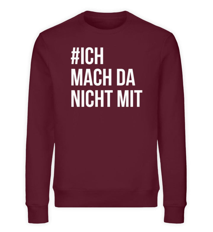 DEZENTE REBELLEN ORGANIC SWEATER MÄDELS • #ICHMACHDANICHTMIT-HARLEKINSHOP