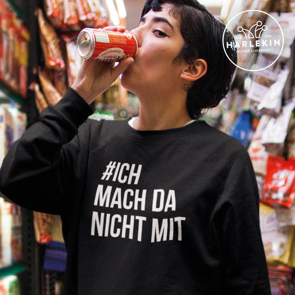 DEZENTE REBELLEN ORGANIC SWEATER MÄDELS • #ICHMACHDANICHTMIT-HARLEKINSHOP