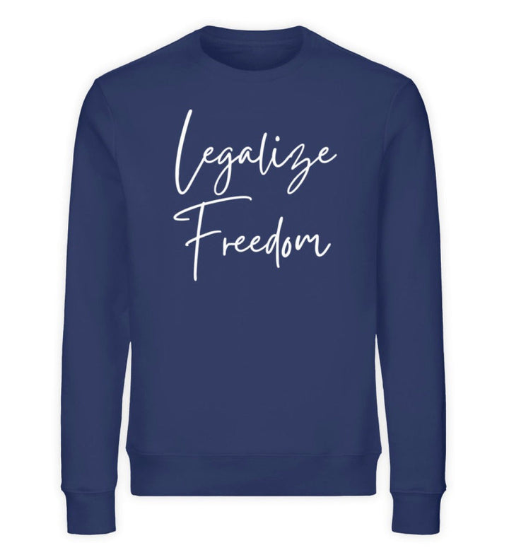 DEZENTE REBELLEN ORGANIC SWEATER MÄDELS • LEGALIZE FREEDOM-HARLEKINSHOP