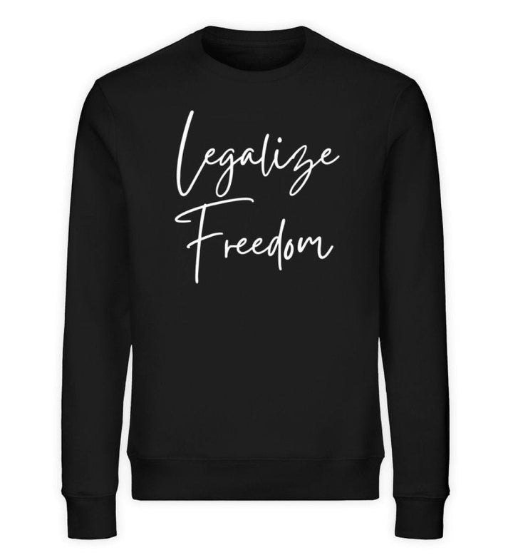 DEZENTE REBELLEN ORGANIC SWEATER MÄDELS • LEGALIZE FREEDOM-HARLEKINSHOP