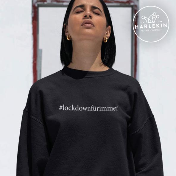 DEZENTE REBELLEN ORGANIC SWEATER MÄDELS • #LOCKDOWNFÜRIMMER-HARLEKINSHOP