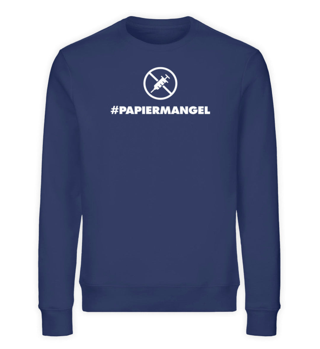 DEZENTE REBELLEN ORGANIC SWEATER MÄDELS • PAPIERMANGEL - DUNKEL-HARLEKINSHOP