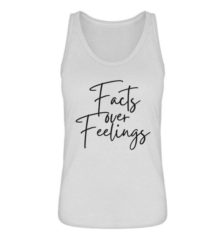 DEZENTE REBELLEN ORGANIC TANK TOP MÄDELS • FACTS OVER FEELINGS-HARLEKINSHOP