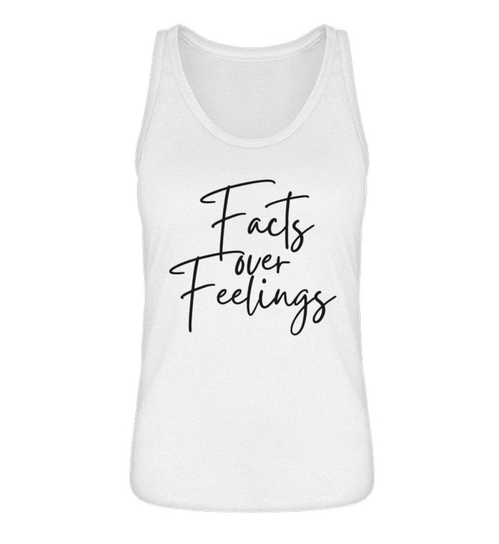 DEZENTE REBELLEN ORGANIC TANK TOP MÄDELS • FACTS OVER FEELINGS-HARLEKINSHOP