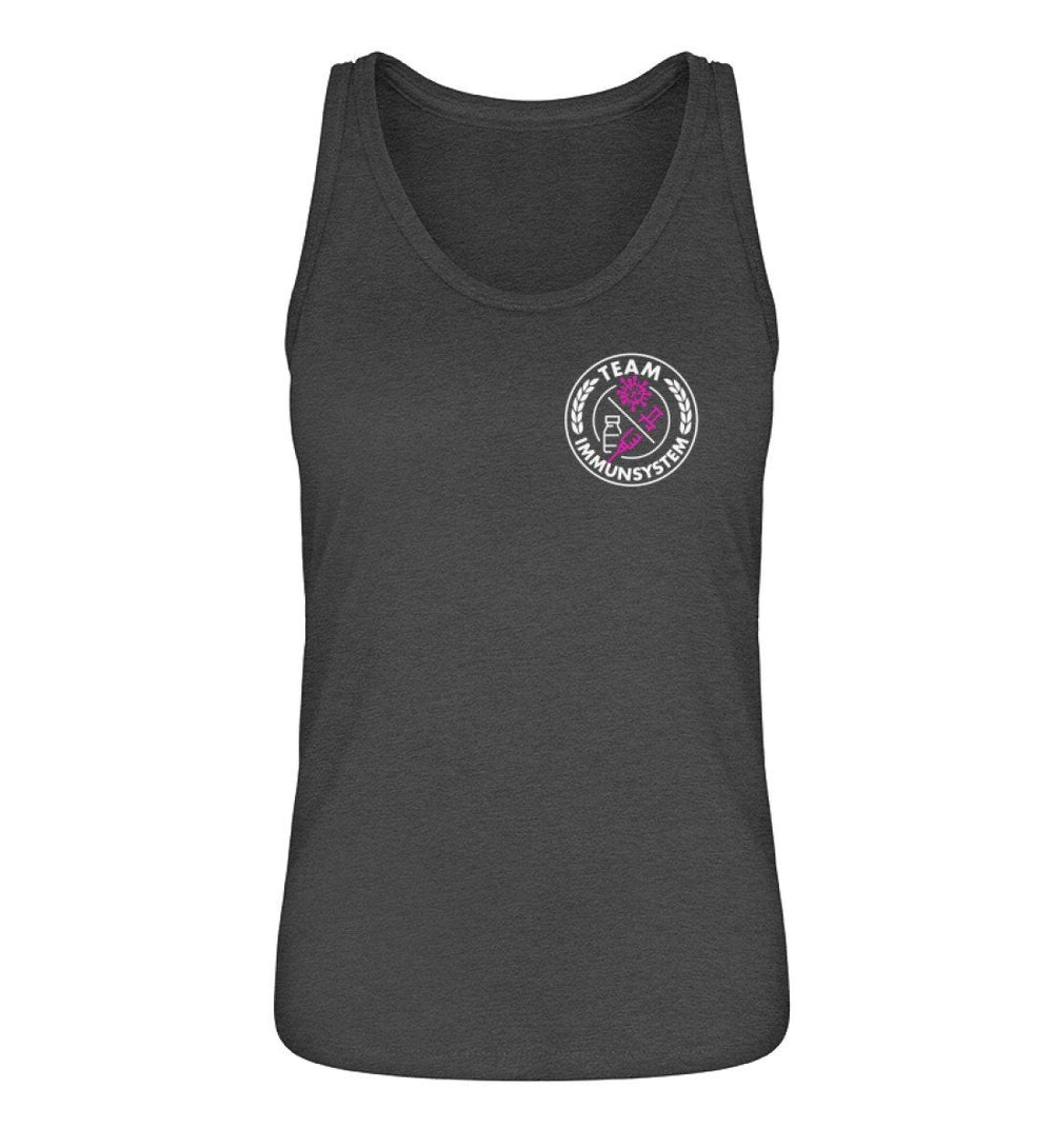 DEZENTE REBELLEN ORGANIC TANK TOP MÄDELS • TEAM IMMUNSYSTEM-HARLEKINSHOP