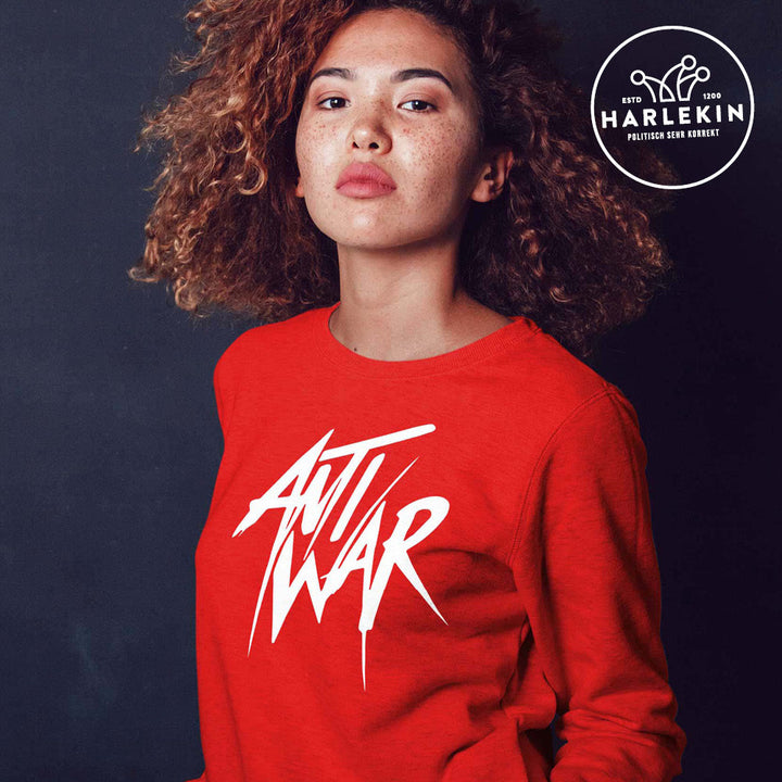 DEZENTE REBELLEN SWEATER MÄDELS • ANTIWAR-HARLEKINSHOP