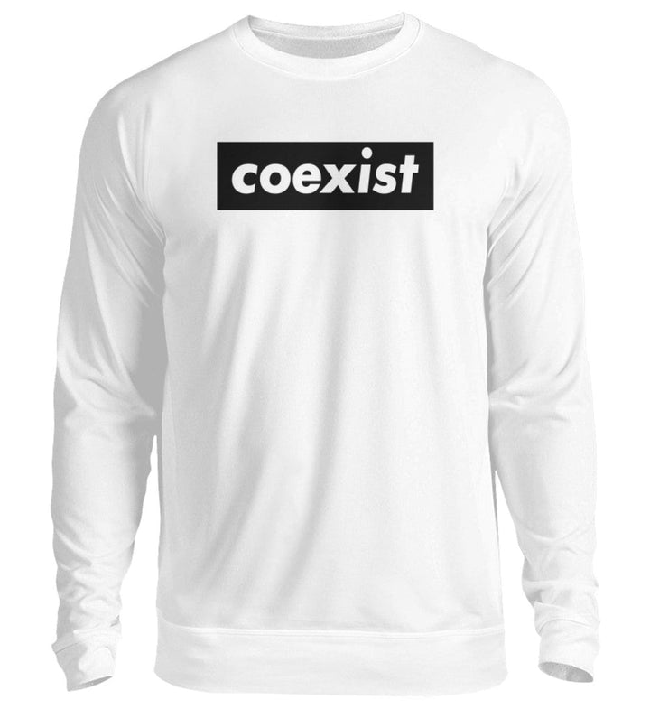 DEZENTE REBELLEN SWEATER MÄDELS • COEXIST - HELL-HARLEKINSHOP