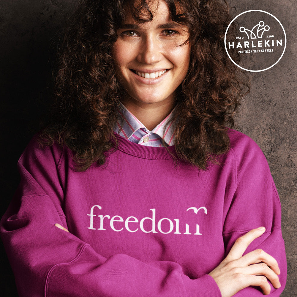 DEZENTE REBELLEN SWEATER MÄDELS • FREEDOM BIRD-HARLEKINSHOP