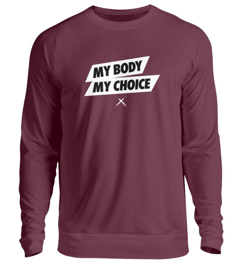 DEZENTE REBELLEN SWEATER MÄDELS • MY BODY MY CHOICE-HARLEKINSHOP