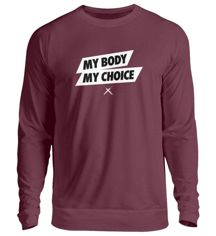 DEZENTE REBELLEN SWEATER MÄDELS • MY BODY MY CHOICE-HARLEKINSHOP