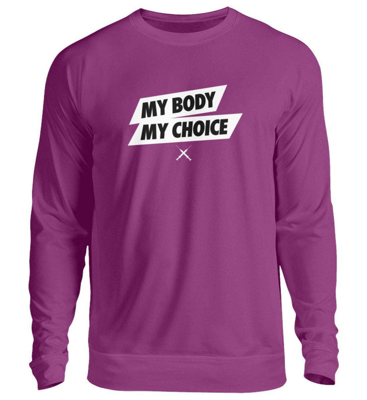 DEZENTE REBELLEN SWEATER MÄDELS • MY BODY MY CHOICE-HARLEKINSHOP