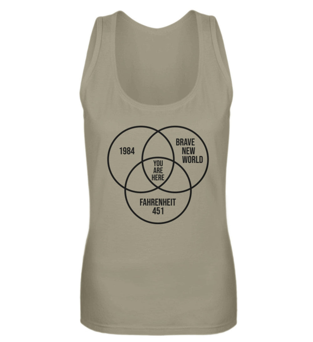 DEZENTE REBELLEN TANK TOP MÄDELS • DYSTOPIE - HELL-HARLEKINSHOP