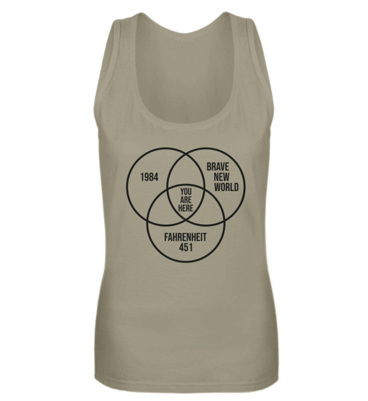 DEZENTE REBELLEN TANK TOP MÄDELS • DYSTOPIE - HELL-HARLEKINSHOP