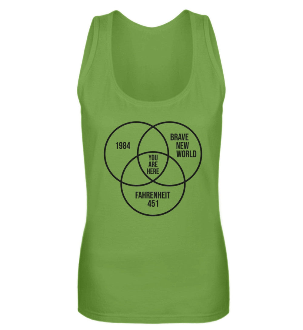 DEZENTE REBELLEN TANK TOP MÄDELS • DYSTOPIE - HELL-HARLEKINSHOP