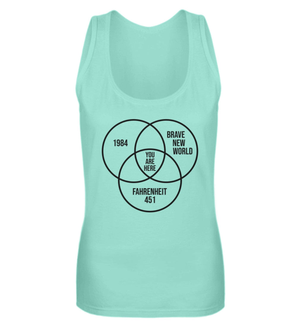 DEZENTE REBELLEN TANK TOP MÄDELS • DYSTOPIE - HELL-HARLEKINSHOP
