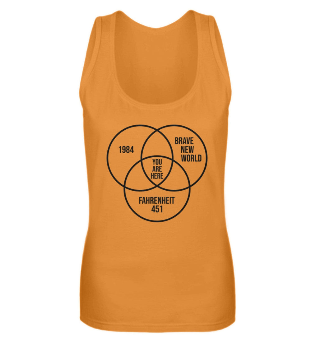 DEZENTE REBELLEN TANK TOP MÄDELS • DYSTOPIE - HELL-HARLEKINSHOP