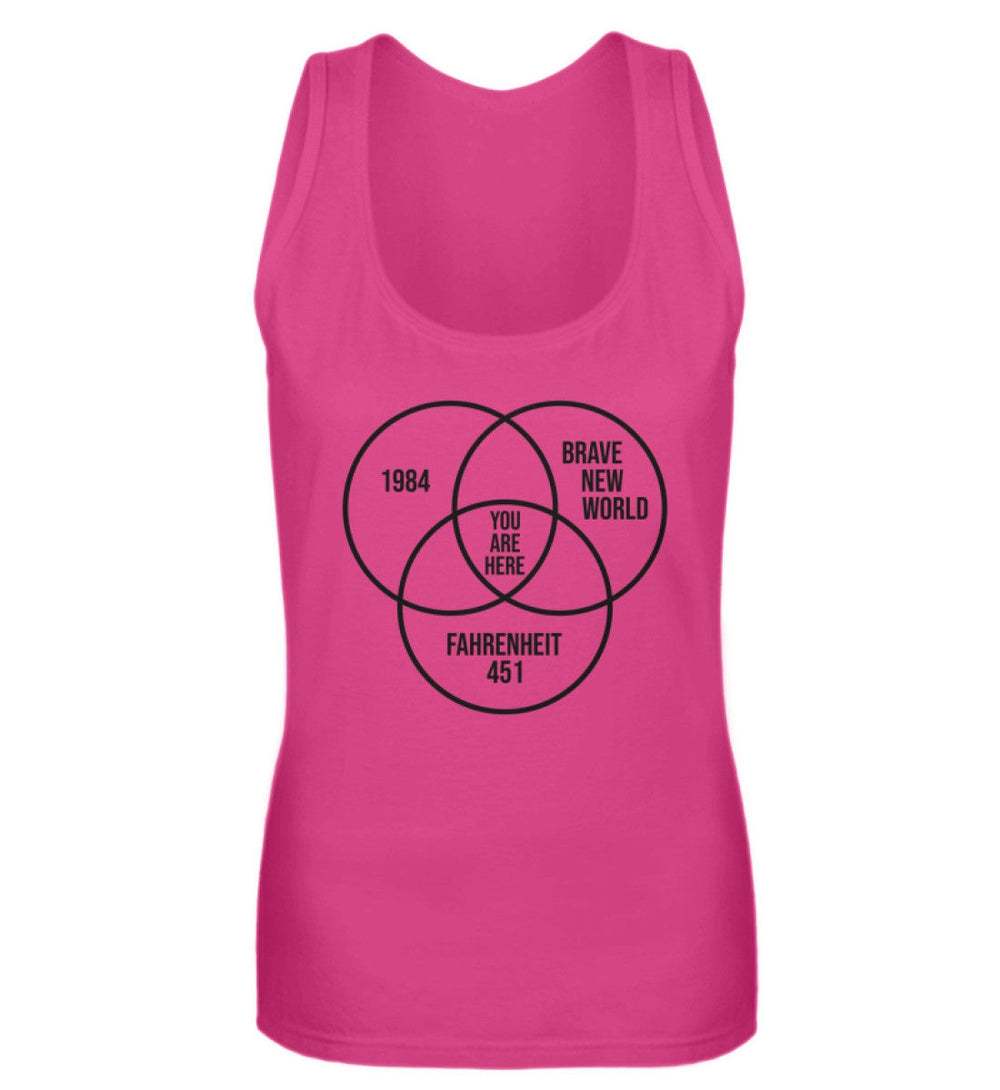 DEZENTE REBELLEN TANK TOP MÄDELS • DYSTOPIE - HELL-HARLEKINSHOP
