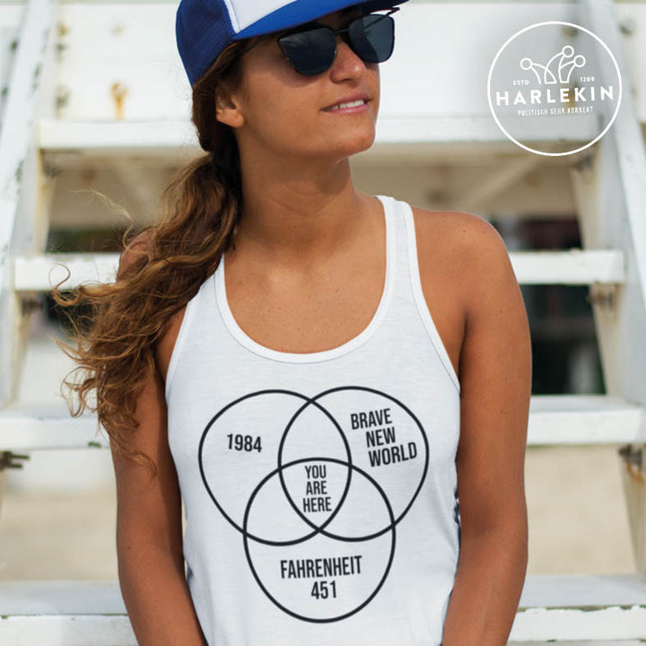 DEZENTE REBELLEN TANK TOP MÄDELS • DYSTOPIE - HELL-HARLEKINSHOP