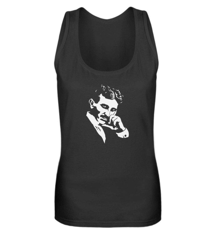 DEZENTE REBELLEN TANK TOP MÄDELS • TESLA PORTRAIT-HARLEKINSHOP