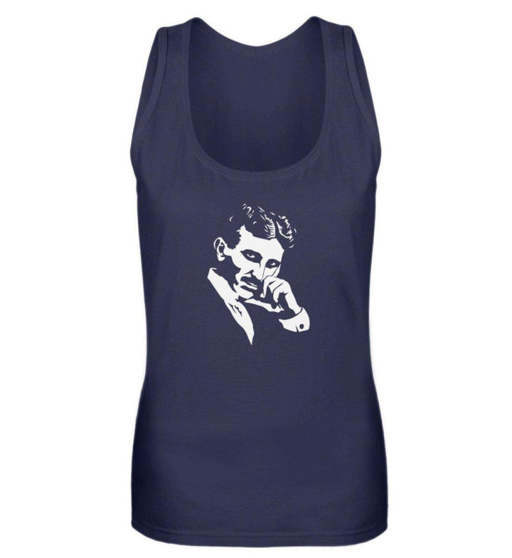 DEZENTE REBELLEN TANK TOP MÄDELS • TESLA PORTRAIT-HARLEKINSHOP