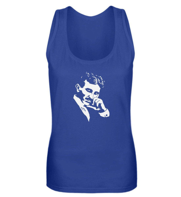DEZENTE REBELLEN TANK TOP MÄDELS • TESLA PORTRAIT-HARLEKINSHOP