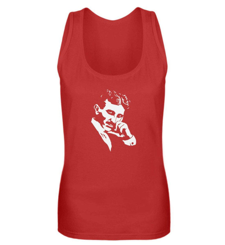 DEZENTE REBELLEN TANK TOP MÄDELS • TESLA PORTRAIT-HARLEKINSHOP