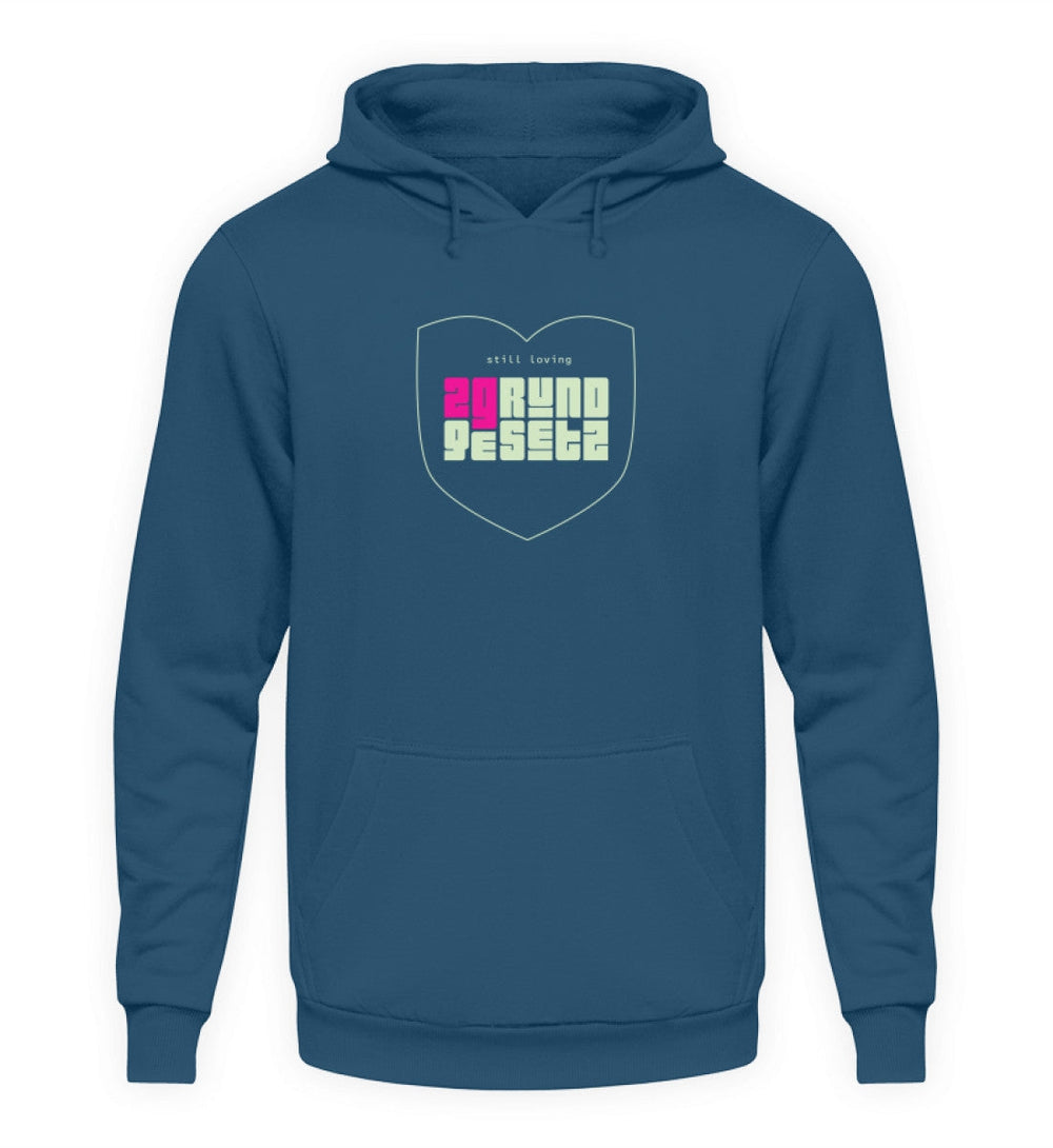 DIE MÖHRE: GRÜNZEUG HOODIE MÄDELS • 2G: STILL LOVING GRUNDGESETZ-HARLEKINSHOP