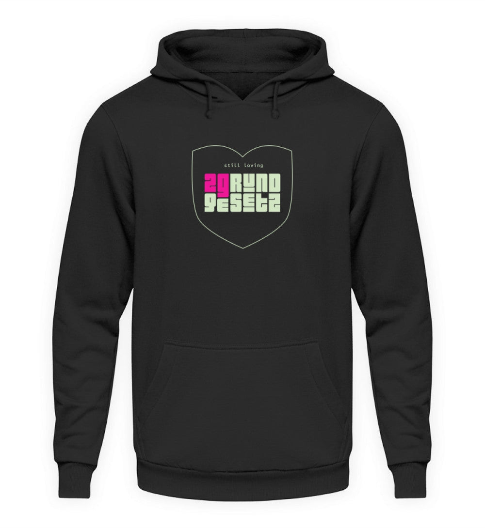 DIE MÖHRE: GRÜNZEUG HOODIE MÄDELS • 2G: STILL LOVING GRUNDGESETZ-HARLEKINSHOP