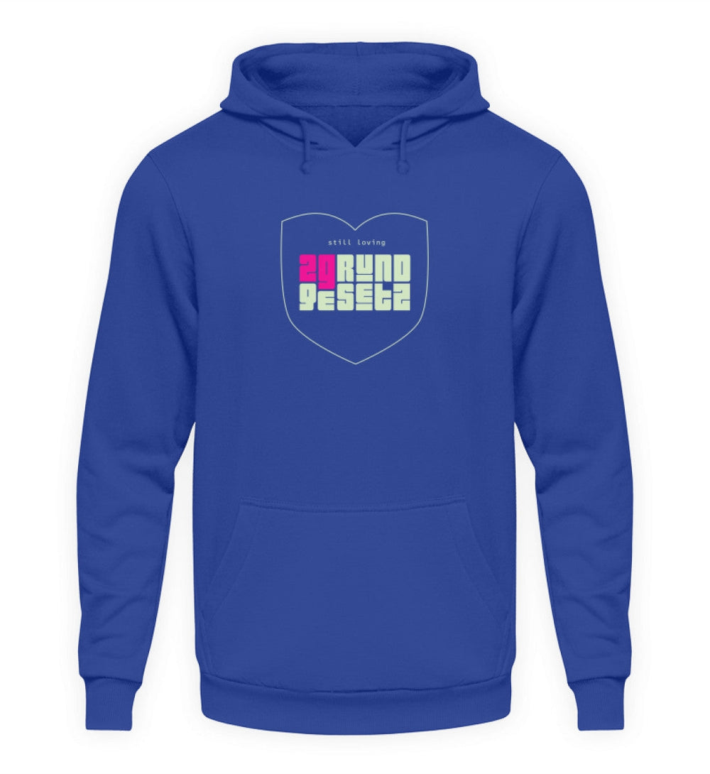 DIE MÖHRE: GRÜNZEUG HOODIE MÄDELS • 2G: STILL LOVING GRUNDGESETZ-HARLEKINSHOP
