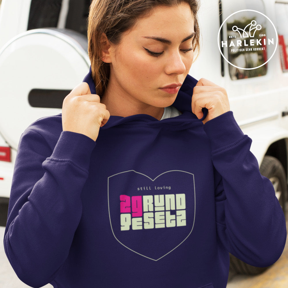 DIE MÖHRE: GRÜNZEUG HOODIE MÄDELS • 2G: STILL LOVING GRUNDGESETZ-HARLEKINSHOP